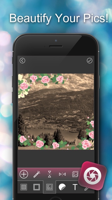 The Ultimate Photo Editor – Picture Frames & Stickers and Caption Maker Screenshots