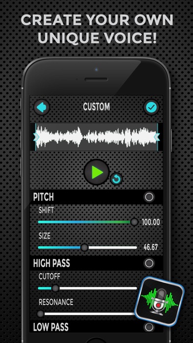 Voice Recorder and Editor – Change Your Speech with Funny Sound Effects Screenshots