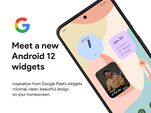Android 12 U for kwgt Screenshots