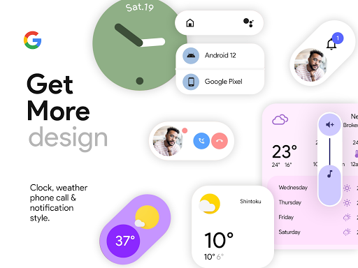 Android 12 U for kwgt Screenshots