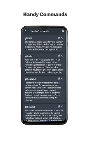 Git Commands - Handbook Screenshots