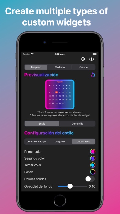 Tangkapan skrin Edgy: Live Activities & Widget
