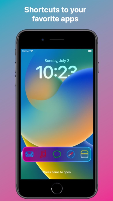 Tangkapan skrin Edgy: Live Activities & Widget