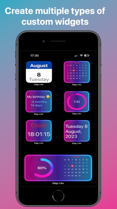Tangkapan skrin Edgy: Live Activities & Widget