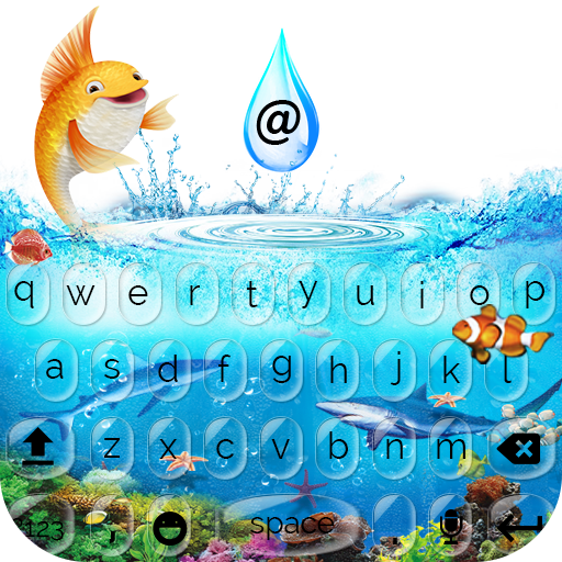 Glass Water Keyboard Theme