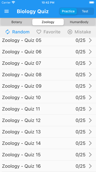Biology Quiz (new) Screenshots