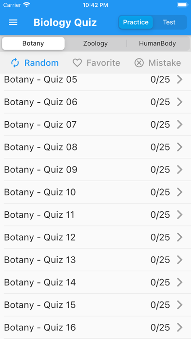 Biology Quiz (new) Screenshots