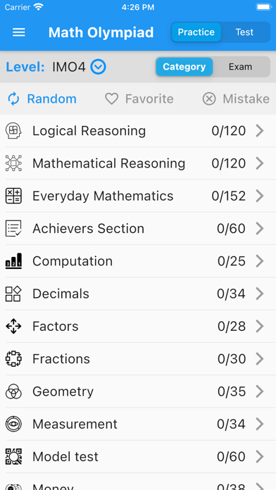 Math Olympiad Screenshots