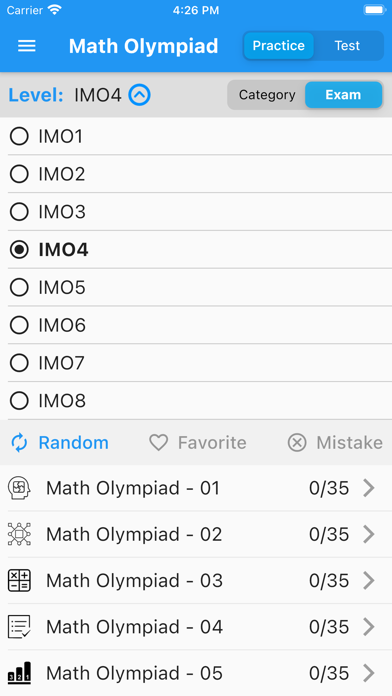 Math Olympiad Screenshots