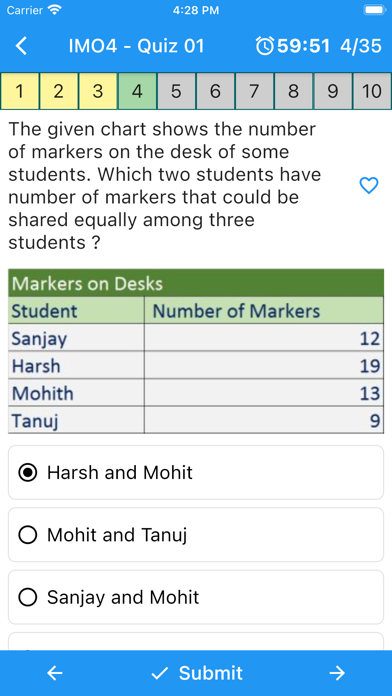 Math Olympiad Screenshots