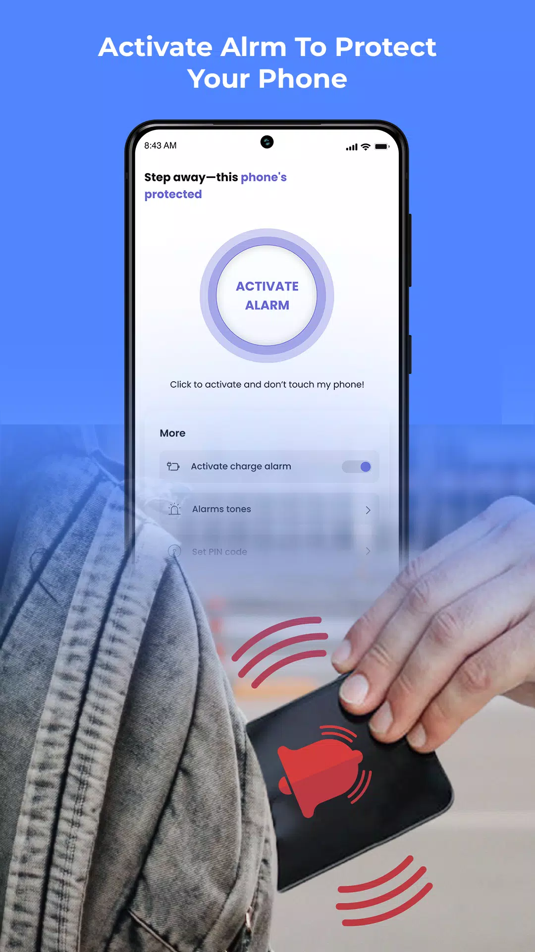 Anti Theft phone Alarm Screenshots