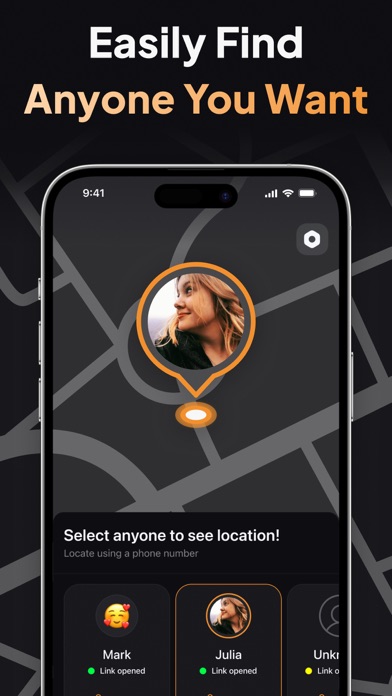 Tangkapan layar Phone Friends & Family Locator