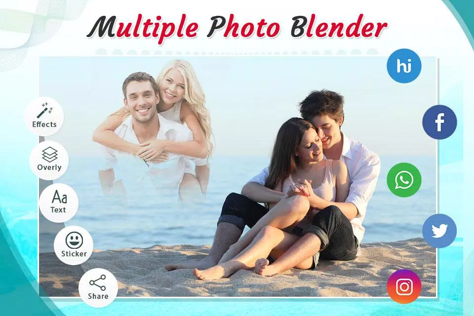 Multiple Photo Blenders – Double Exposure Screenshots