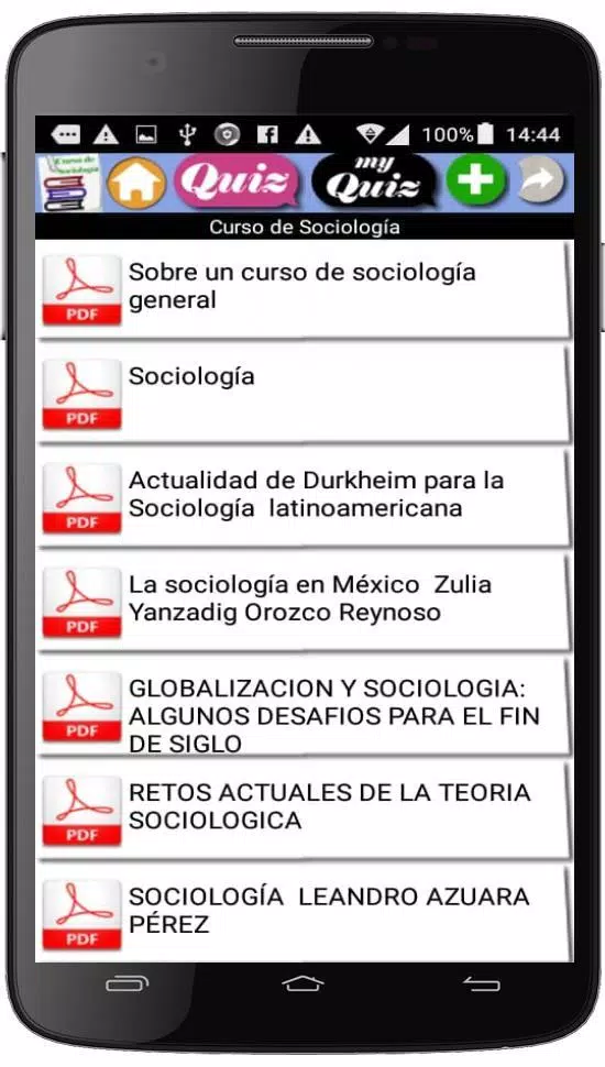 Curso de Sociología Screenshots