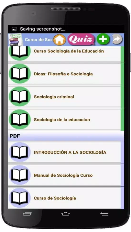 Curso de Sociología Screenshots