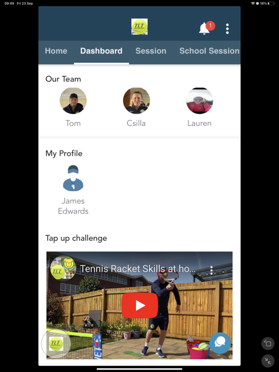 ProACE Sports and Swimming iPad Screenshots