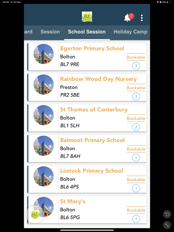 ProACE Sports and Swimming iPad Screenshots