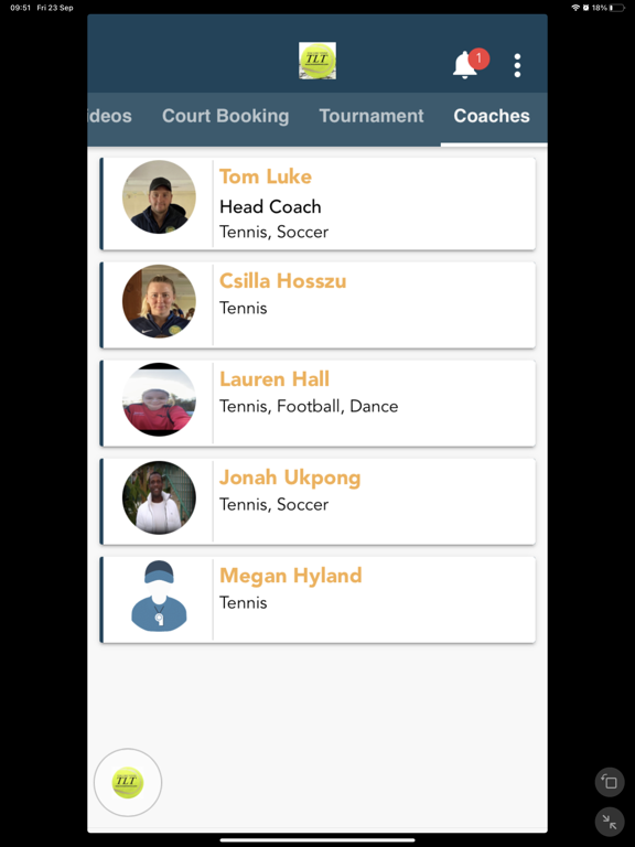 ProACE Sports and Swimming iPad Screenshots