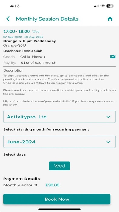 ProACE Sports and Swimming Screenshots
