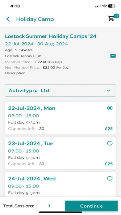 ProACE Sports and Swimming Screenshots