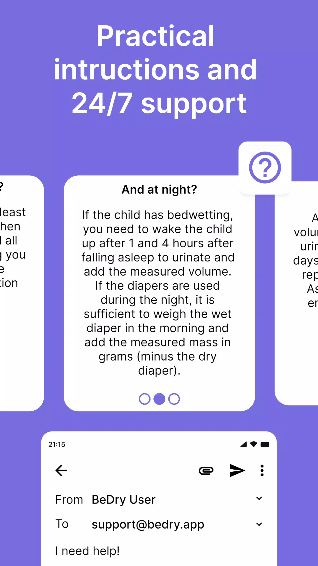 BeDry Screenshots