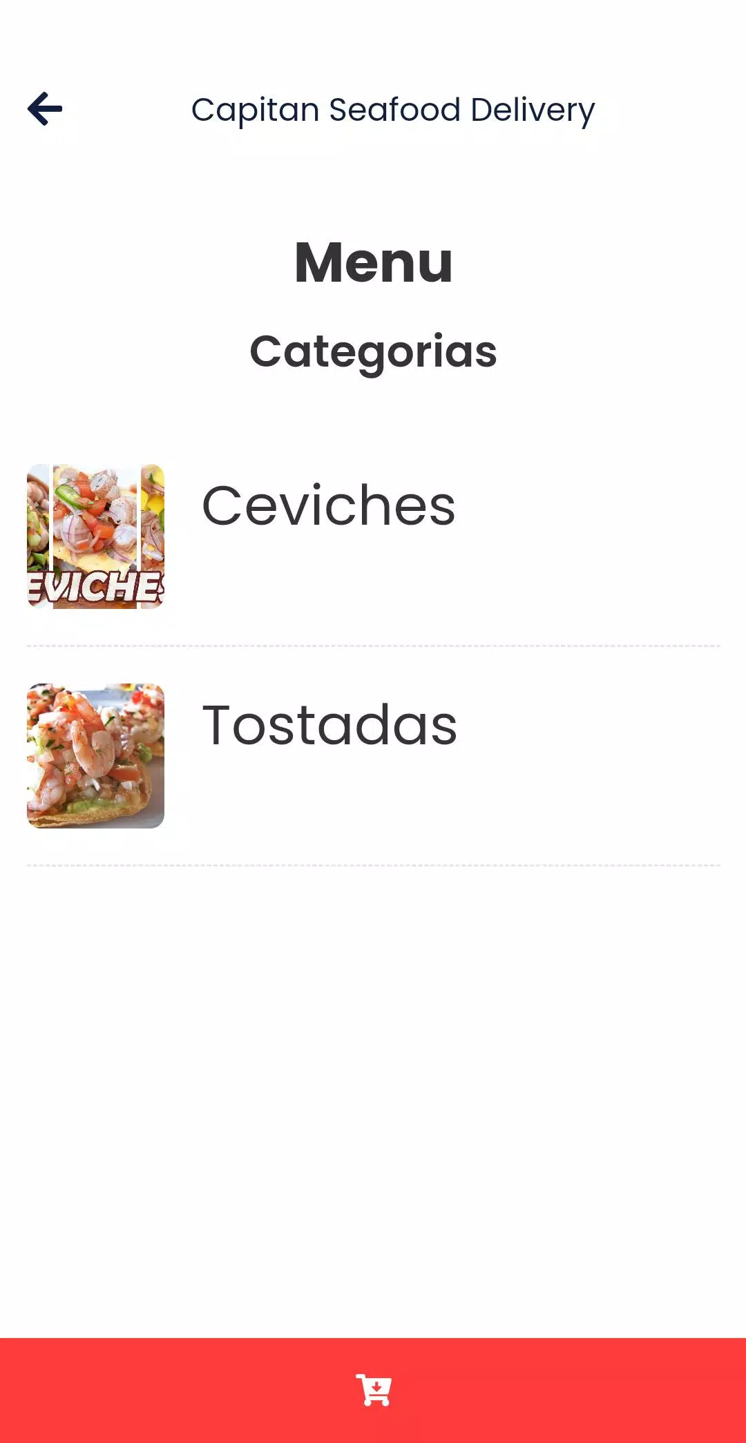 Capitan Seafood Delivery Screenshots