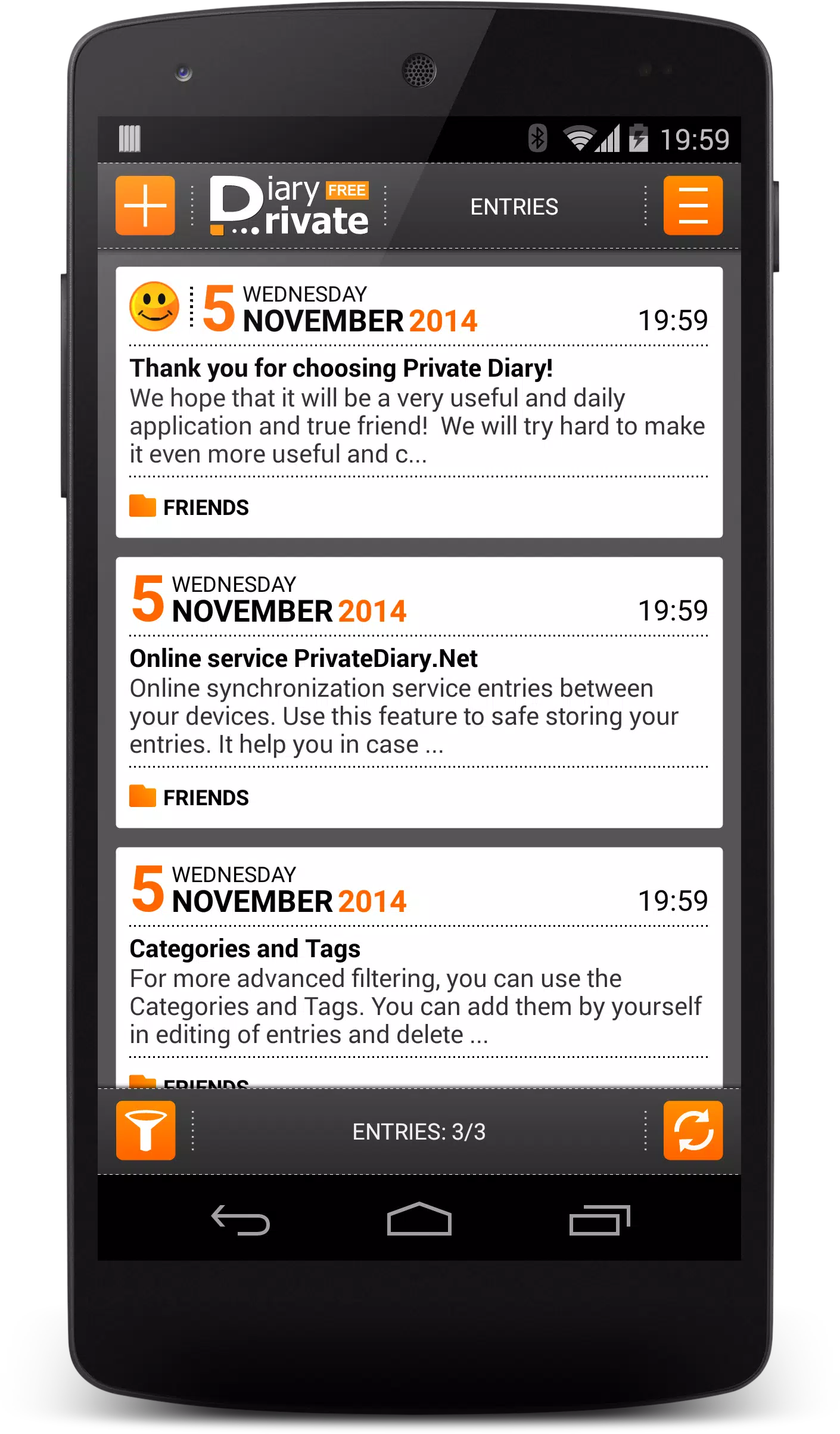 Private DIARY Free - Personal Screenshots