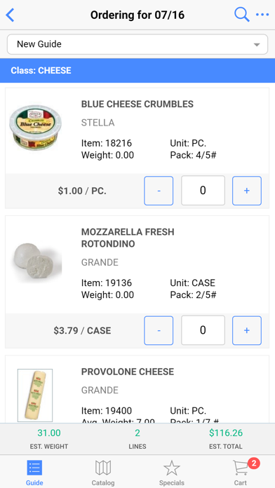 SteBo's Food Service Online Screenshots