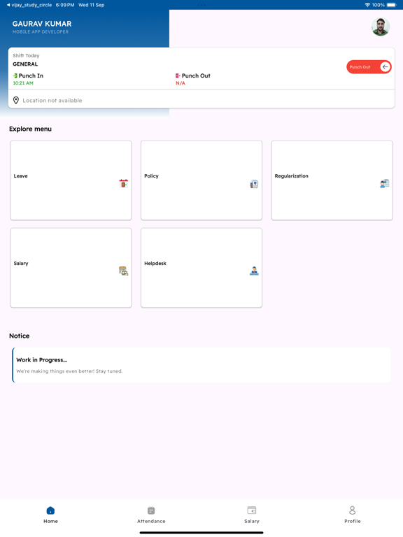 HRMS-Plus iPad Screenshots