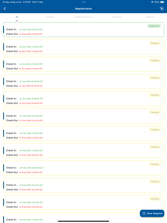 HRMS-Plus iPad Screenshots