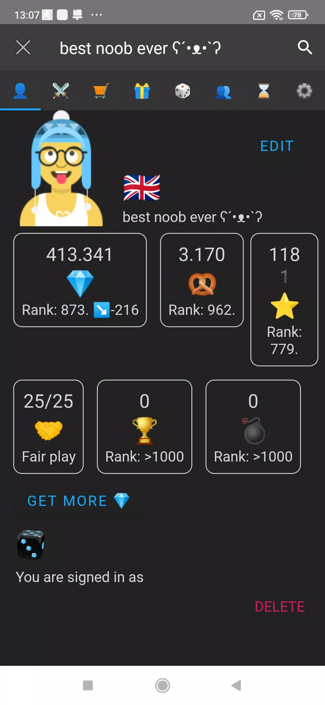 Yamb Screenshots