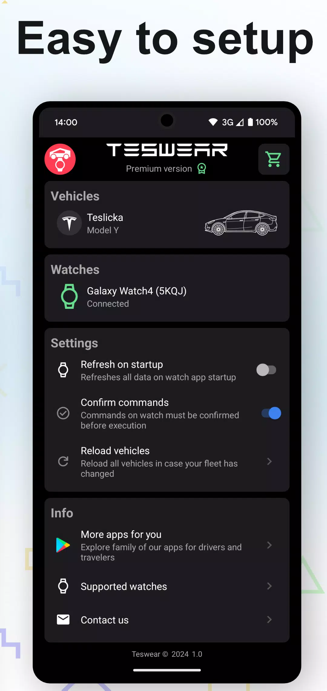 Teswear Screenshots