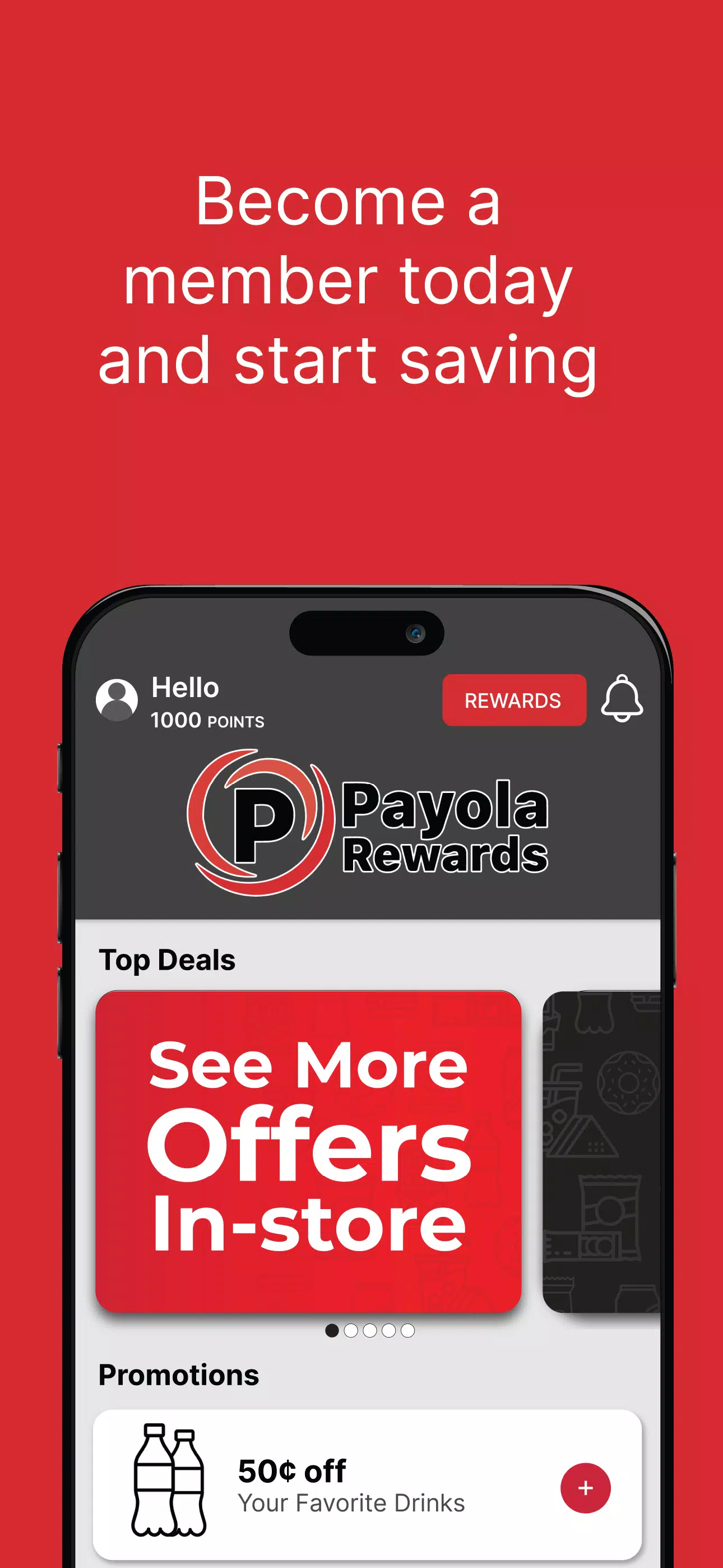 Payola Rewards Screenshots