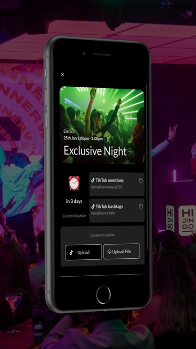 Pingfluence Screenshots