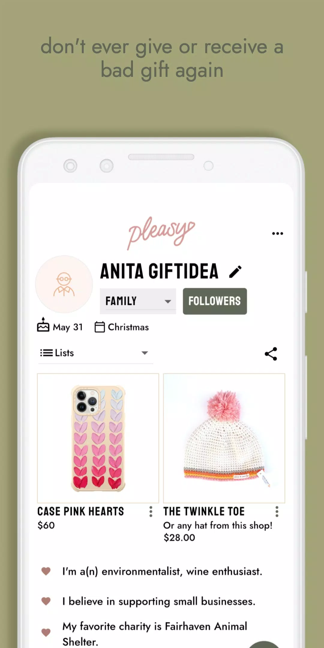 Ảnh chụp màn hình của pleasy