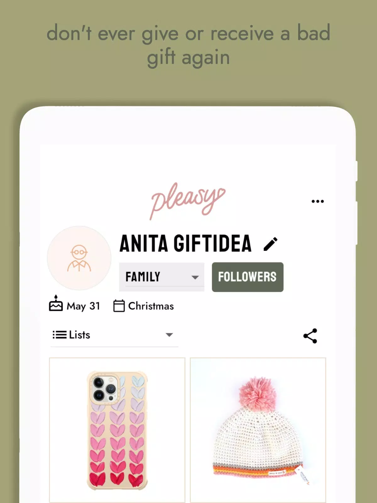 Ảnh chụp màn hình của pleasy