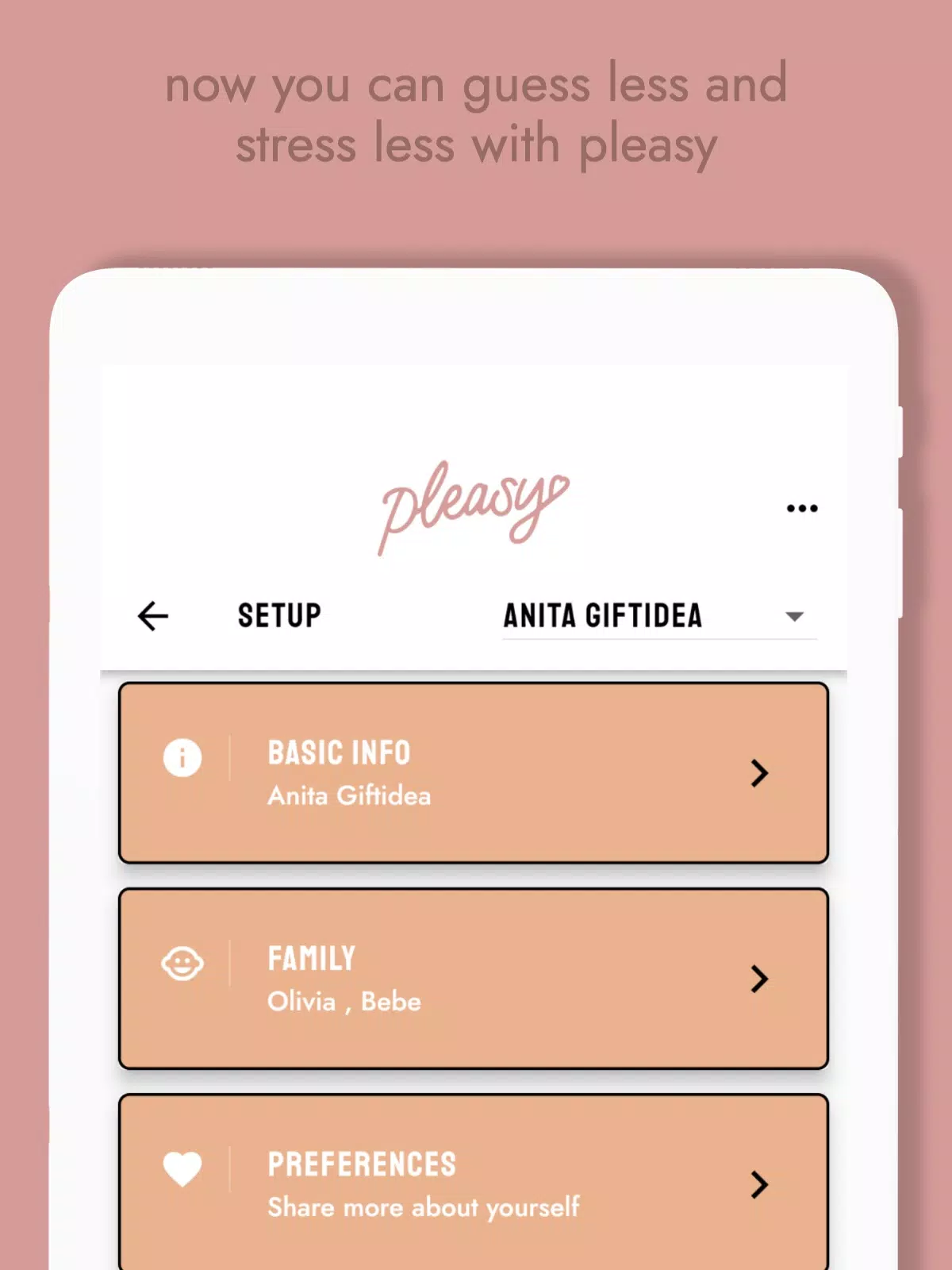Ảnh chụp màn hình của pleasy