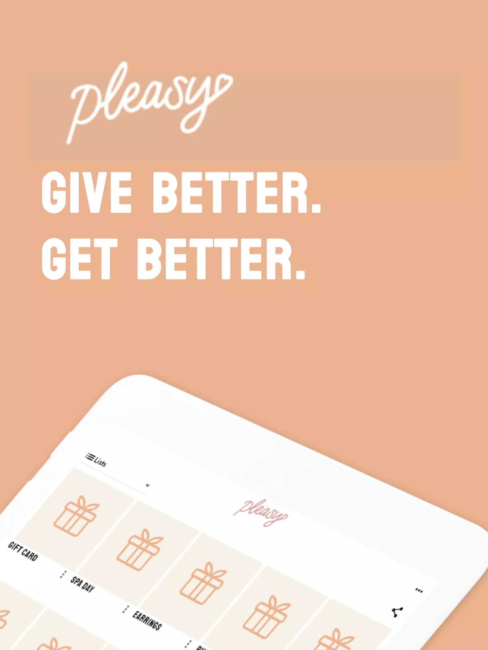 Ảnh chụp màn hình của pleasy