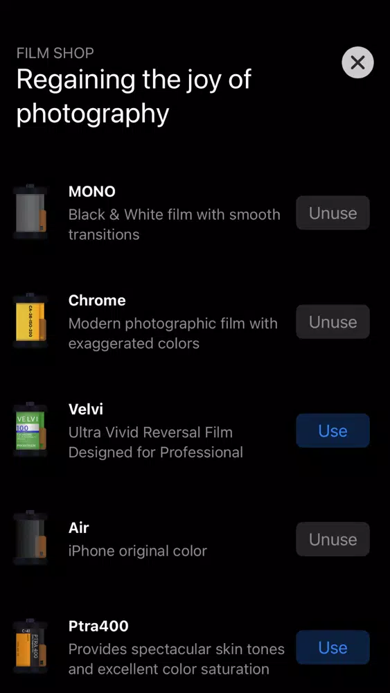Pocket Camera with Analog Film Screenshots