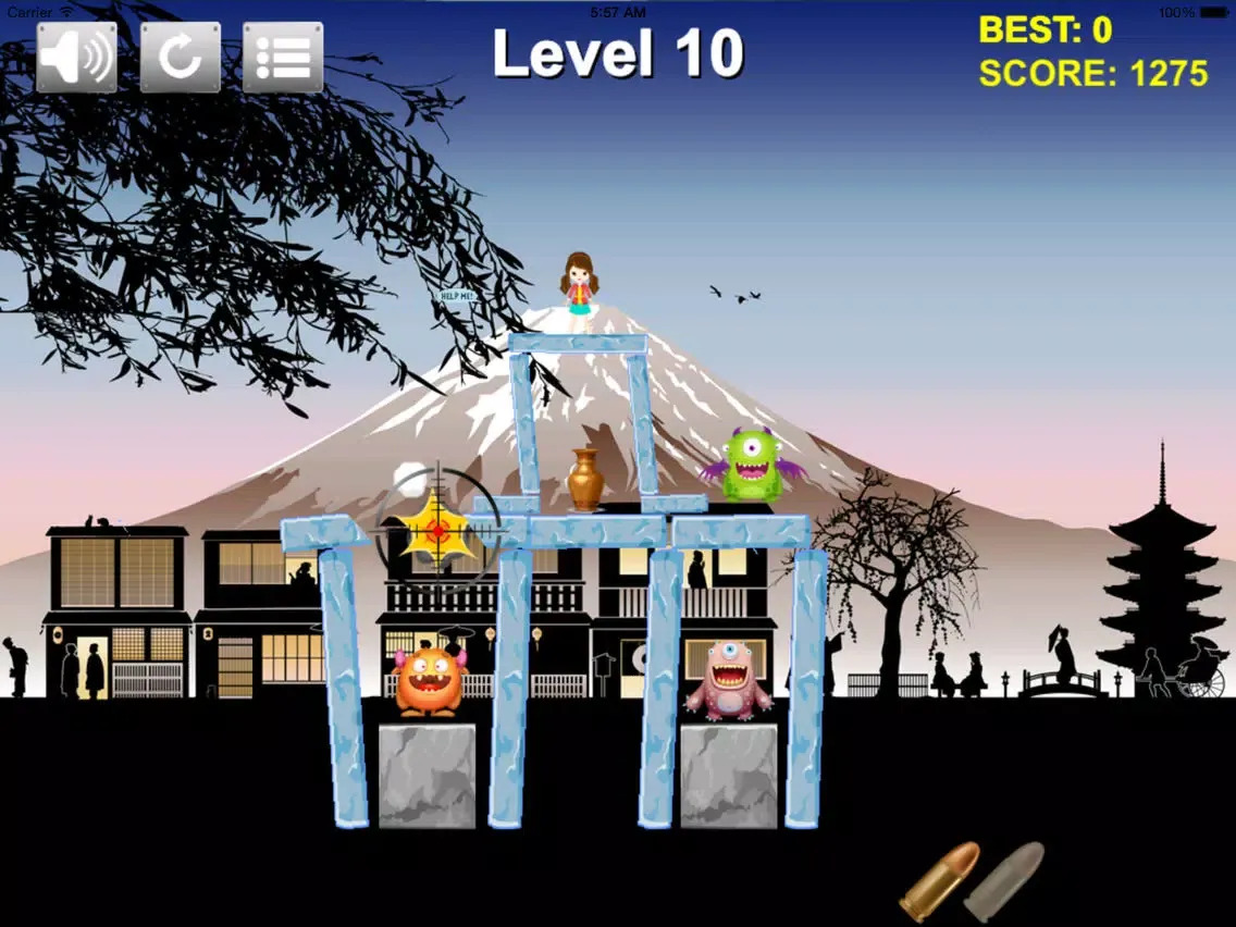 ภาพหน้าจอของ Monster Tower - Shoot & Crash iPad 