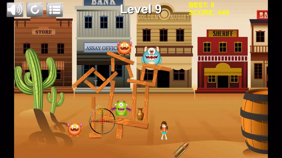 ภาพหน้าจอของ Monster Tower - Shoot & Crash