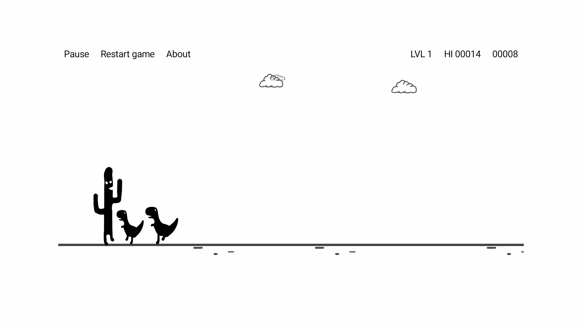Cactus Run Classic - Dino jump Screenshots