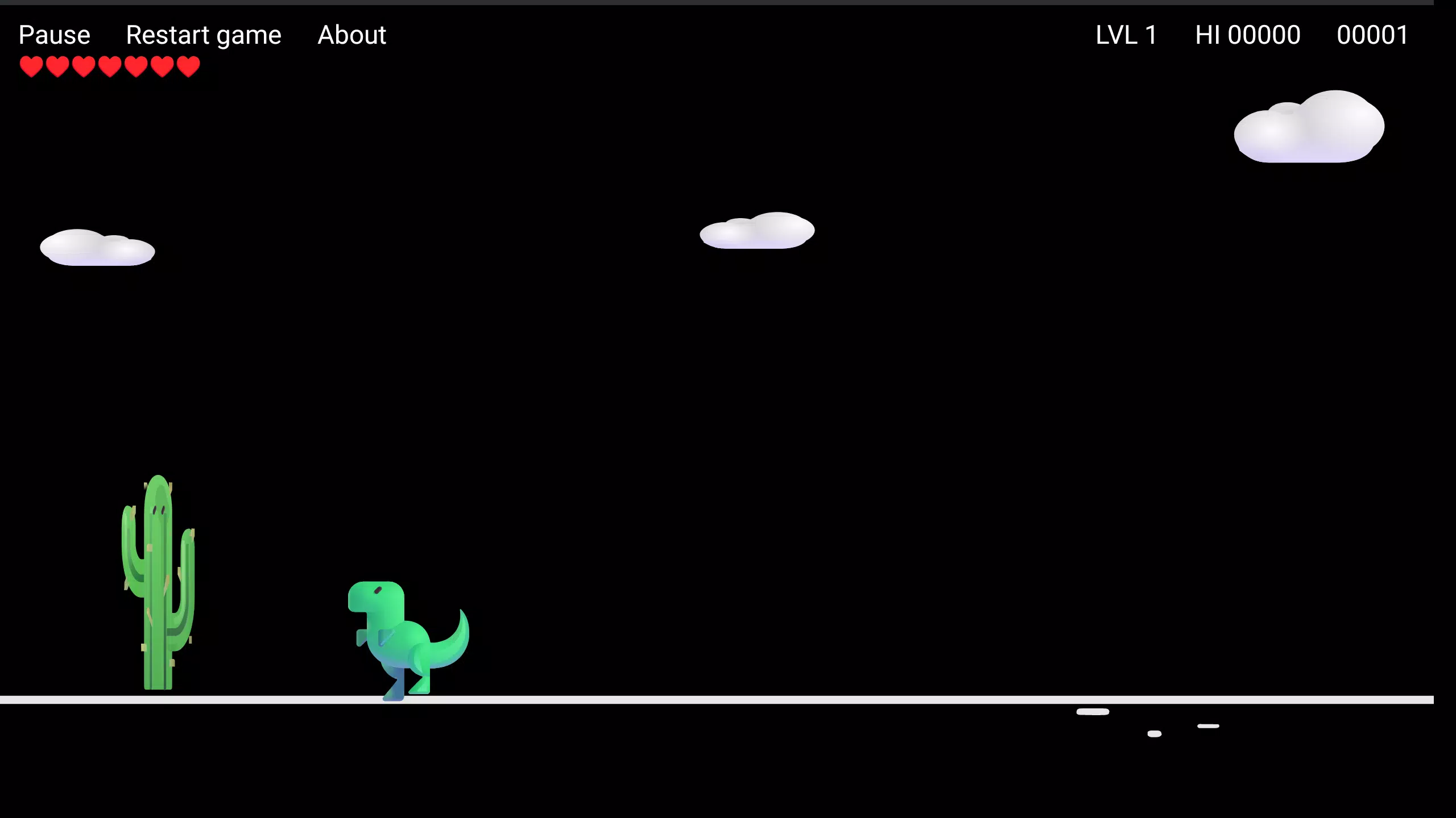 Cactus Run Classic - Dino jump Screenshots