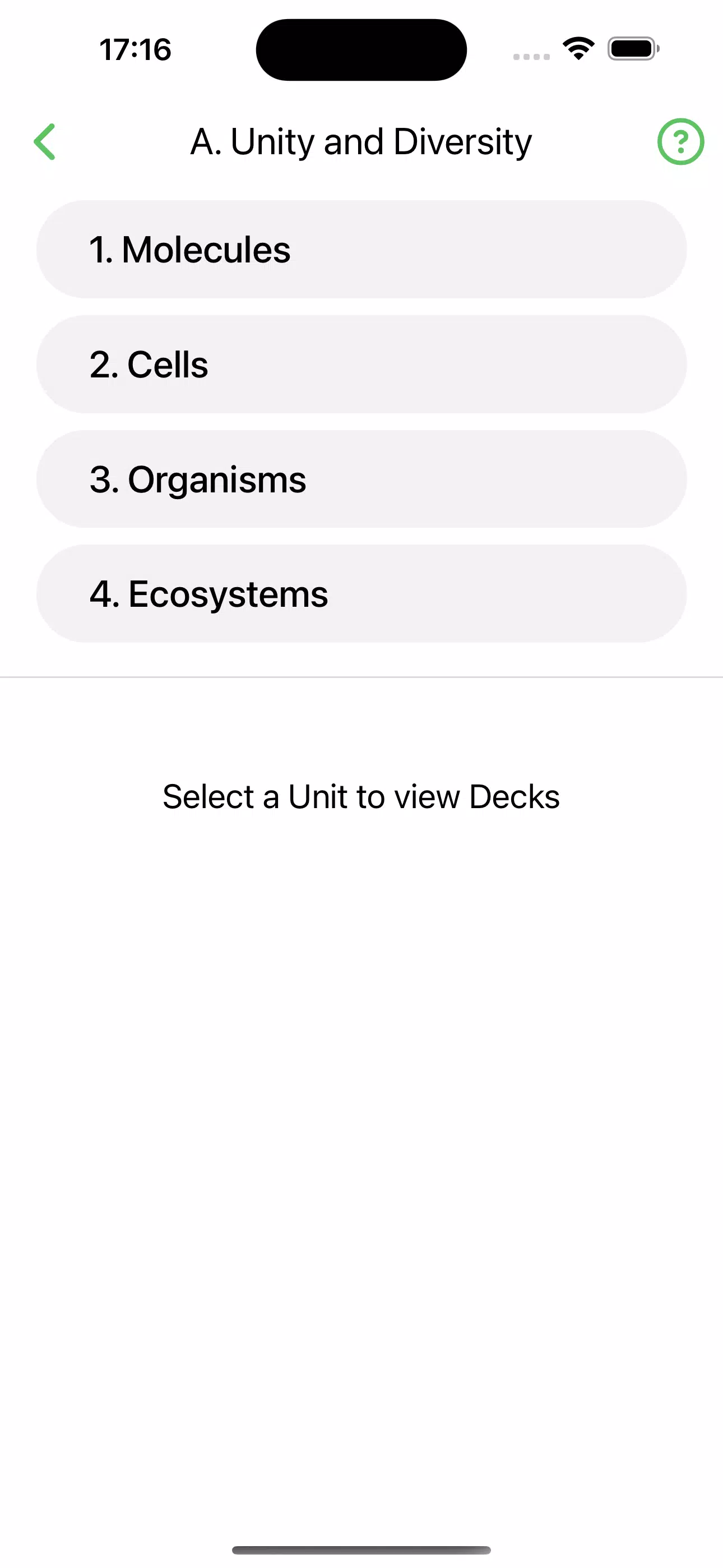 IB Biology Screenshots