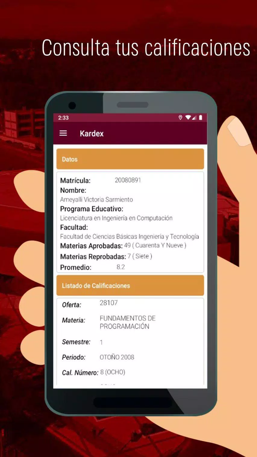 SIIA Móvil Screenshots