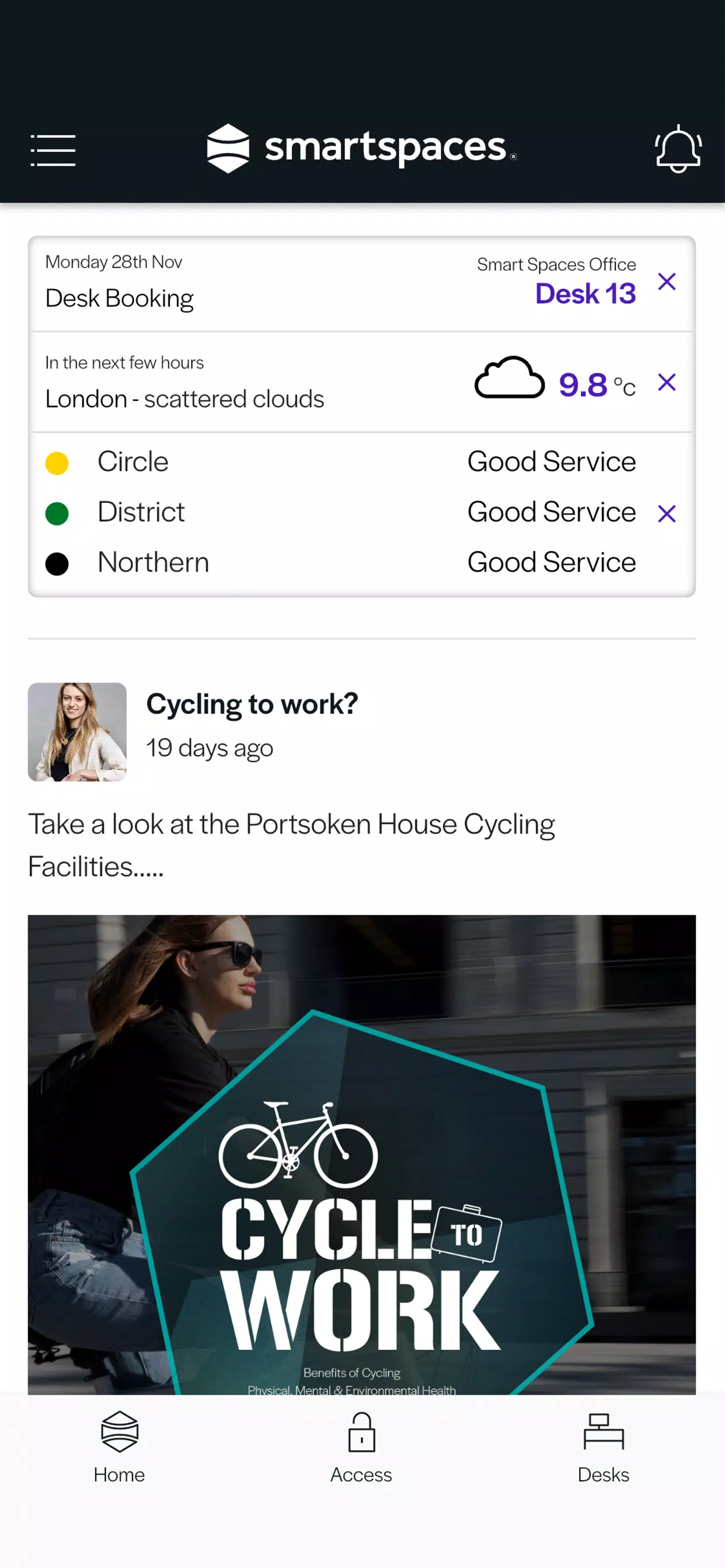 Smart Spaces Experience Screenshots