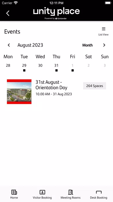 Unity Place Workspace Screenshots