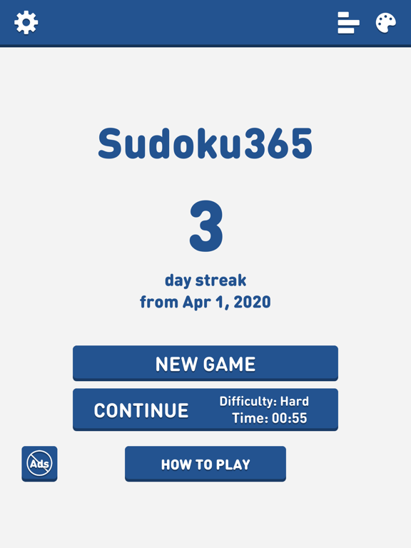 Sudoku365 - Logic Puzzle Game iPad Screenshots