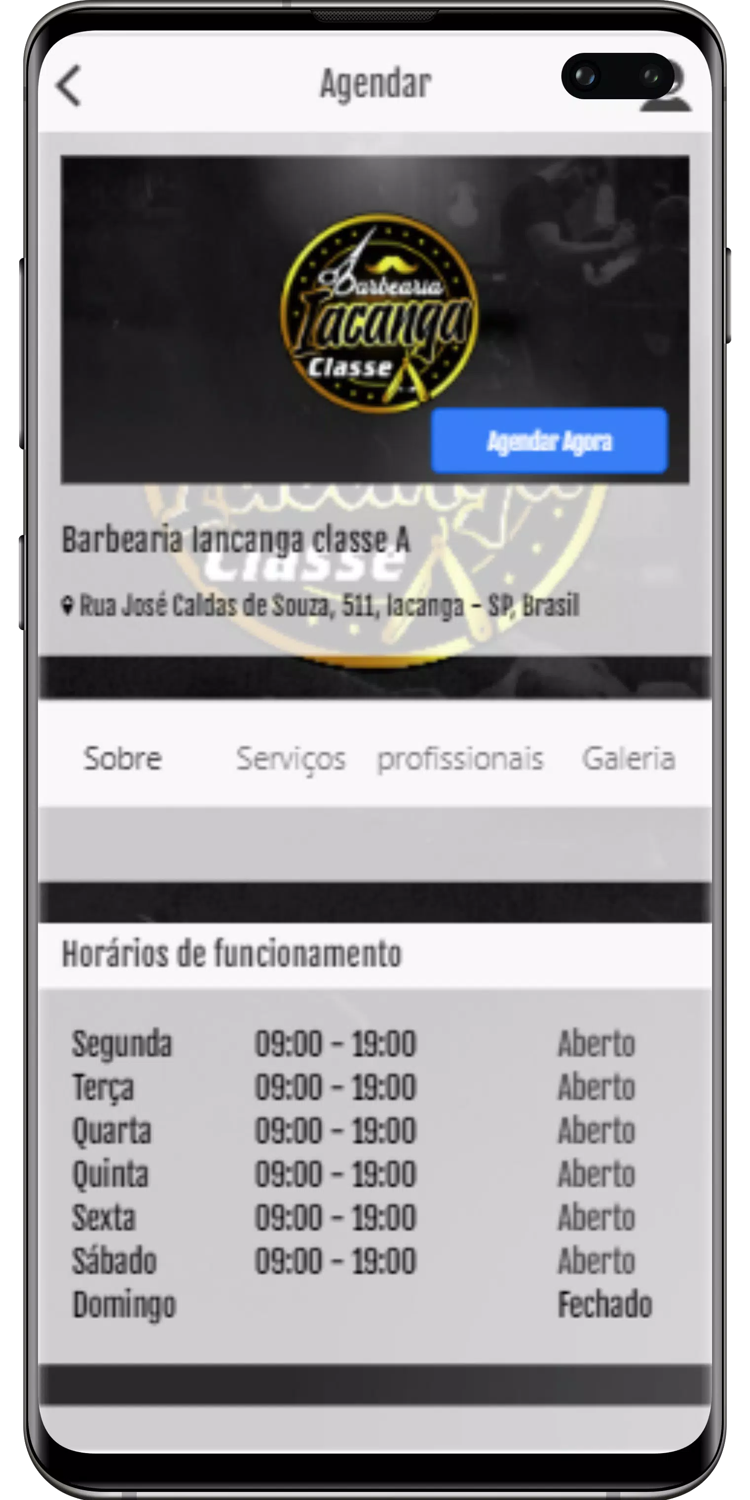 Barbearia Iancanga classe A Screenshots