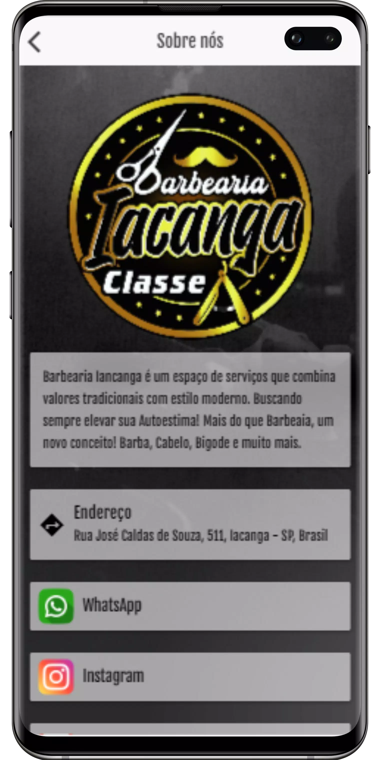 Barbearia Iancanga classe A Screenshots